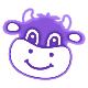 happycow purple transparent icon